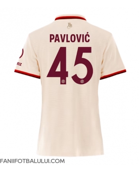 Bayern Munich Aleksandar Pavlovic #45 Tricou Fotbal Replică 2024-25 Femei Treilea